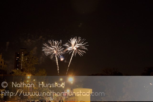 Minneapolis fireworks on 4 July 2010